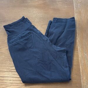 Old Navy Women's Dark Blue Chinos maternity